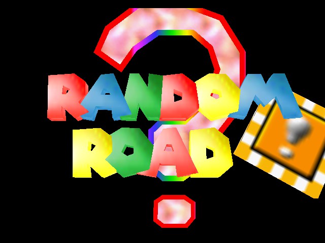 Super Mario Random Road Title Screen